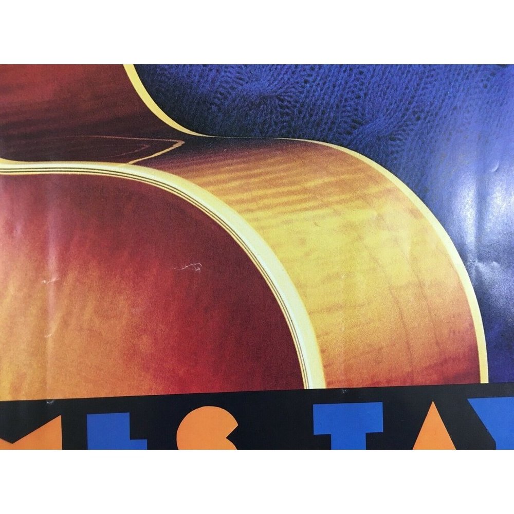 Vtg 1981 James Taylor Record Store Promo Poster Dad Loves His Work - Picture 7 of 12